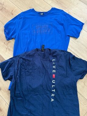 Budweiser Blue and Navy Live Ultra Short Sleeve Tee Duo